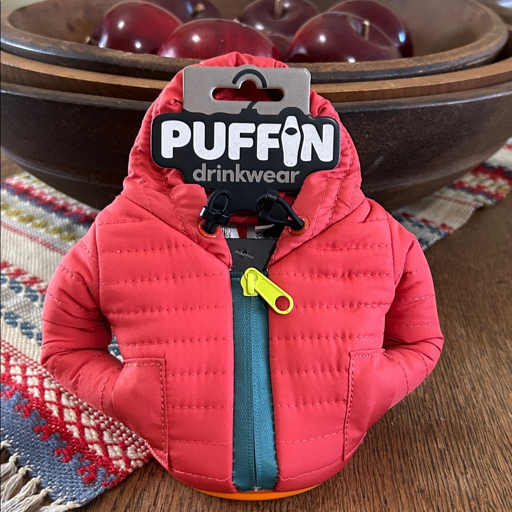 Puffin Coozie Drink Holder NWT